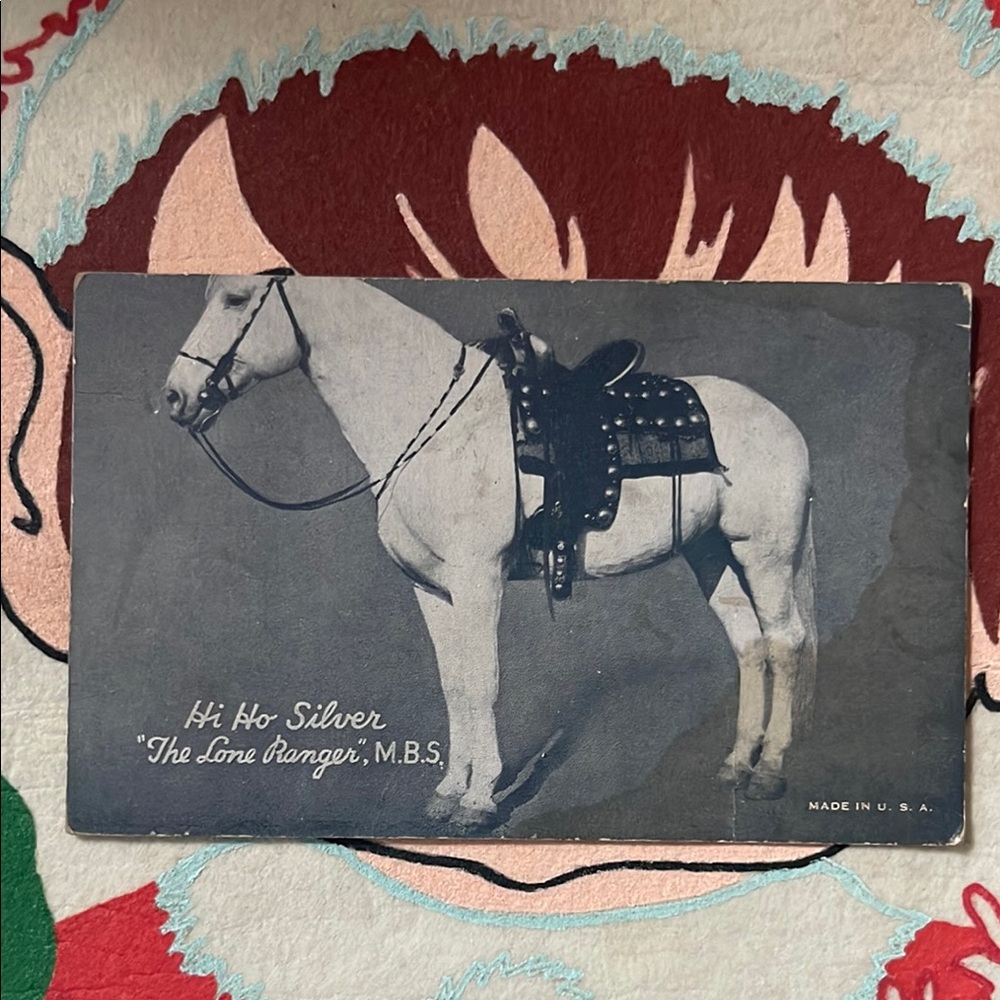 Vintage Hi Ho Silver Postcard